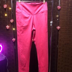 PINK Victoria's Secret Bright Pink Leggings